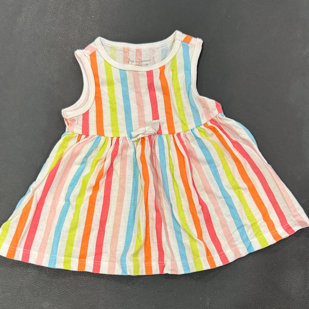 First Impressions Multicolor Striped Dress